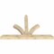 Ekena Millwork Richland Rough Sawn Timber Gable Bracket, Douglas Fir, 96"W x 60"H x 6"D x 6"F, 15/12 Pitch GBW096X60X0606RIC00RDF - alternate 4